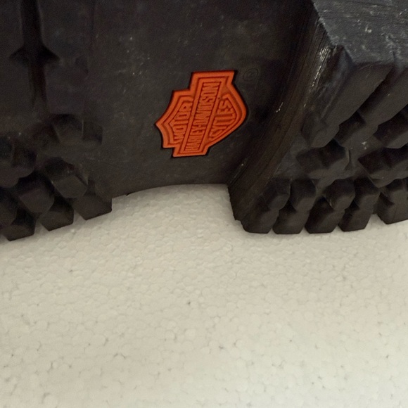 Harley-Davidson Savannah 14" Lace Up Black Leather Riding Boots SIze 7.5 - Picture 5 of 11